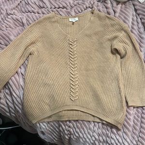 Camel colored Jessica Simpson sweater
